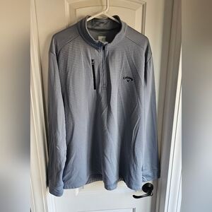 Callaway Men's Light Gray Pullover Jacket